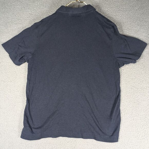 Michael Kors Polo Mens Size Large Navy Blue Short Sleeve Polo Shirt - Picture 3 of 5
